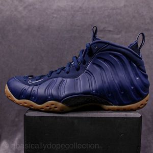 NIKE AIR FOAMPOSITE ONE MIDNIGHT NAVY GUM